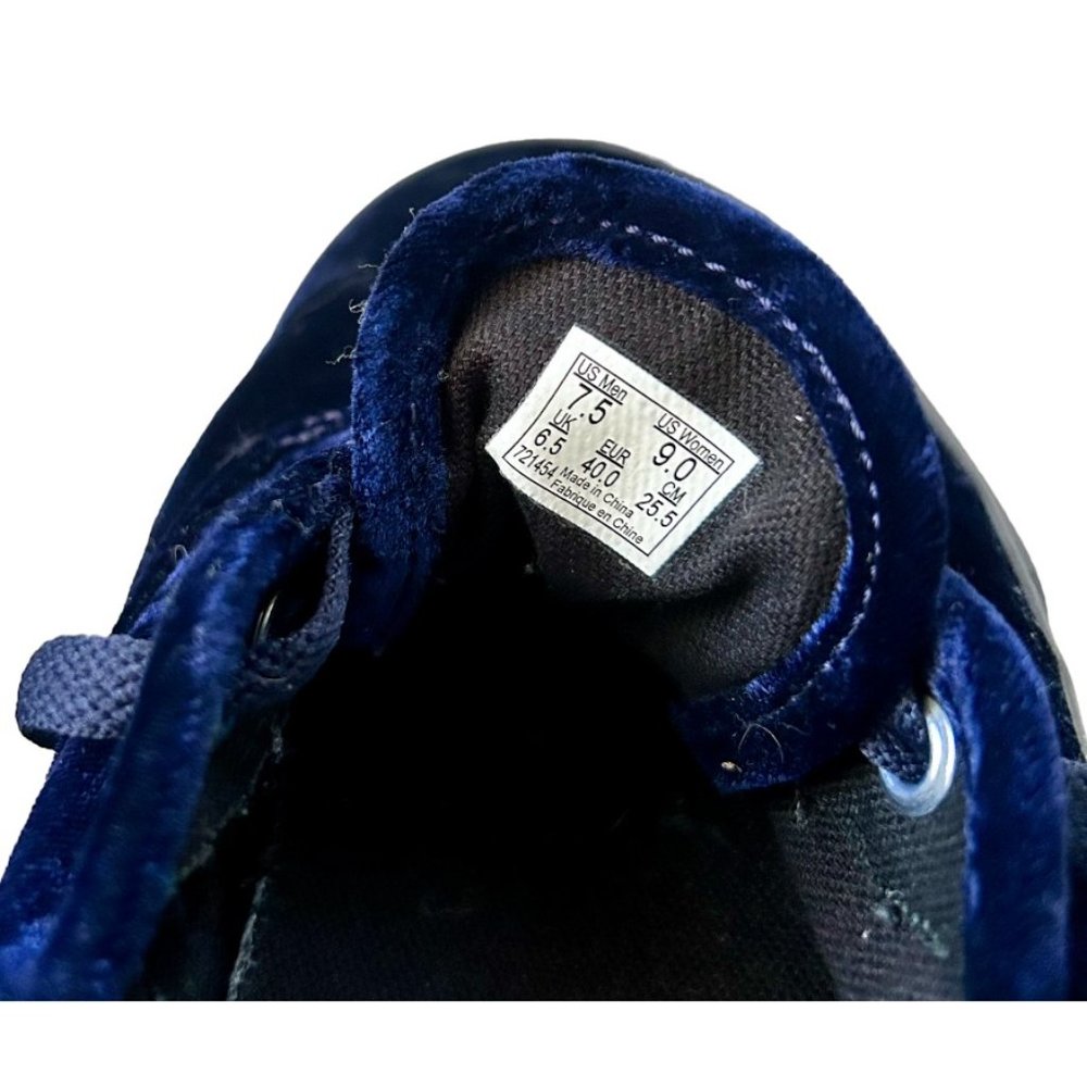 Vans Velvet Sneakers Low Tops Size 9 - Picture 5 of 5